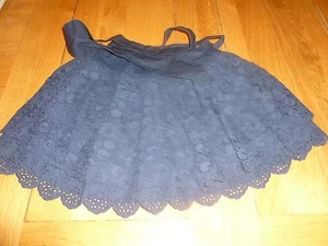 ABERCROMBIE & FITCH - Navy Blue Layered Lace Skirt - Size Small - Picture 1 of 6