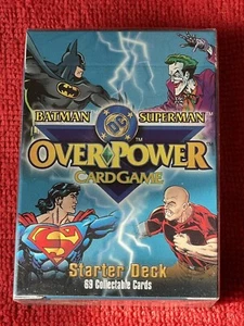 DC Batman Superman OverPower Starter Deck Factory Sealed - Fleer 1996 - Picture 1 of 2