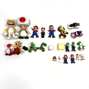 Super Mario Bros Donkey Kong Figure Lot Of 23 - Luigi Yoshi *READ - Picture 1 of 13