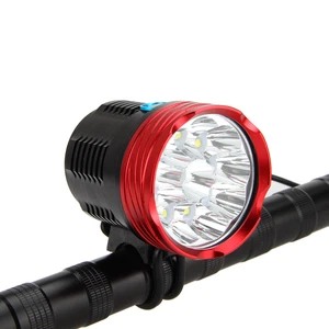 NEW 25000Lm 10x CREE XM-L R8 LED Cycling Head Front Bicycle light Bike Headlamp - Picture 1 of 11