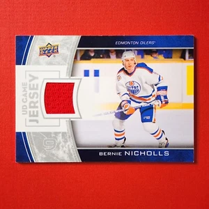 5-06-14 PWE-THICK 2013-14 upper deck jersey card #gj-bn bernie nicholls (22) - Imagen 1 de 2