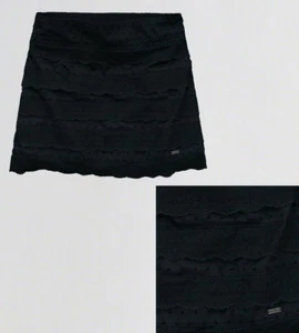 NWT Hollister HCO Ormond Beach Lace Layered Mini Skirt Sz M Classic Fit - Picture 1 of 1