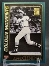 Roberto Clemente 2001 Topps Golden Moments 50th Year Anniversary Logo Pittsburg