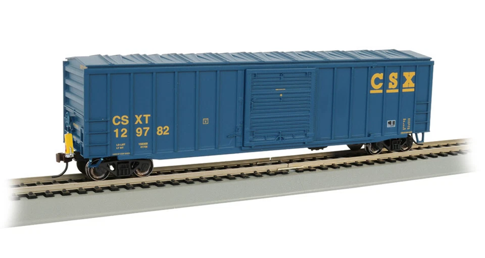 Bachmann 14904 HO Scale CSX 50' Outside Braced Box Car With Fred - Image 1 of 1