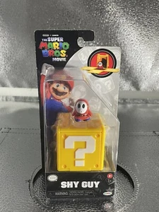 Super Mario Bros Movie Shy Guy 1” Mini Figure Question Block Jakks Pacific 2023 - Picture 1 of 2