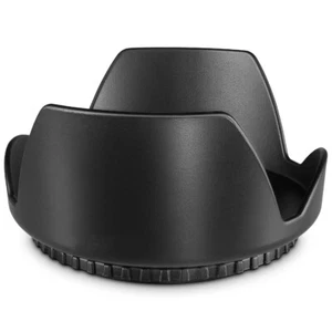 Hard Tulip Shape Camera Lens Hood Prevents Lens Flare for Canon Nikon Sony Sigma - Picture 1 of 11