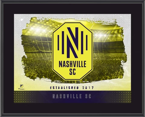 Nashville SC 10.5" x 13" Sublimated Horizontal Team Logo Plaque Cover