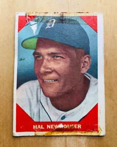 HAL NEWHOUSER Fleer #68 1960 GOOD Baseball MLB - Picture 1 of 2
