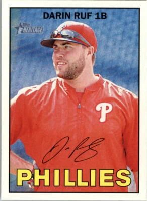 2016 Topps Heritage #47 Darin Ruf - NM - Image 1 of 2