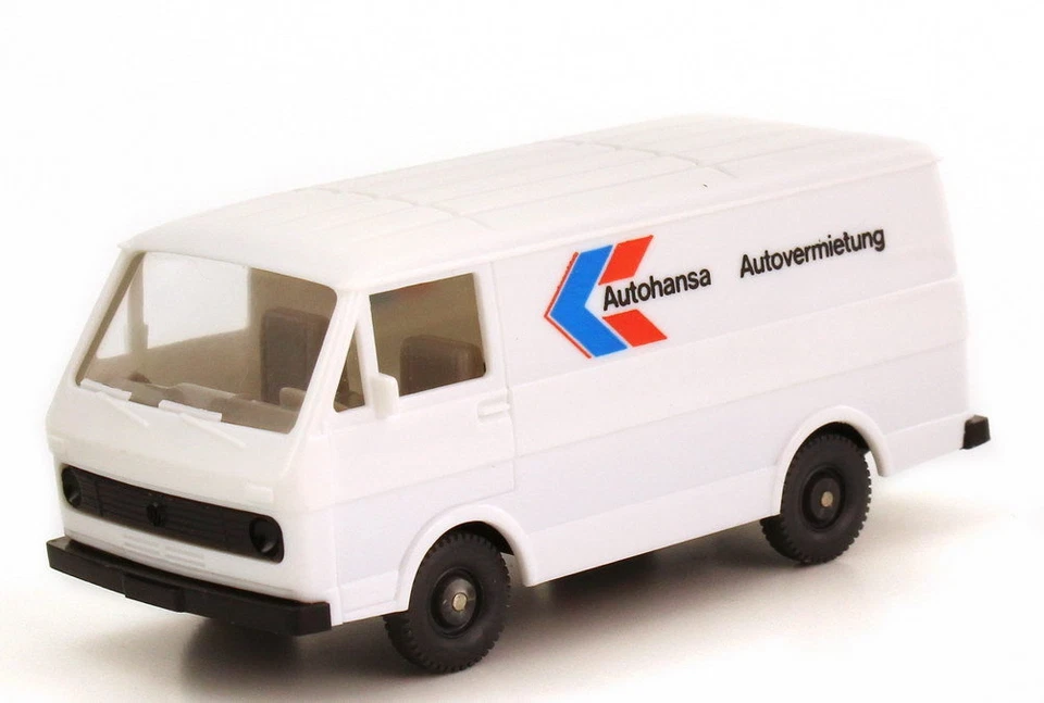 1:87 VW Volkswagen Lt 28 Box Autohansa Car Rental - Wiking 300 - Image 1 of 1