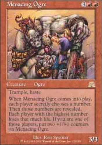 MTG - Menacing Ogre - Onslaught - NM, English Magic FLAT RATE SHIP - Image 1 of 1