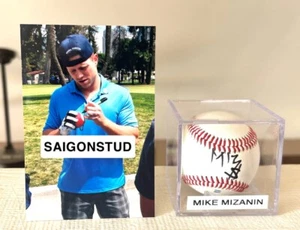 WWE SUPERSTAR WRESTLER THE MIZ SIGNED BASEBALL W/PHOTO PROOF - Picture 1 of 4