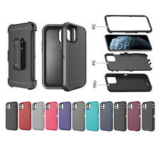 iPhone 11 (6.1") Shockproof Heavy Duty Hybrid Defender Rugged Case with Holster
