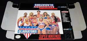 American Gladiators - Box Only (Super Nintendo SNES) Authentic - Picture 1 of 2