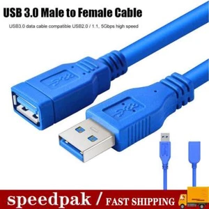 USB 3.0 Typ A Stecker auf Buchse Verlängerung Daten Extender Kabel V7A5 - Bild 1 von 13
