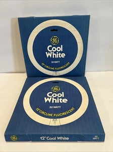 New GE FC12T9/CW 12” Cool White  Circline Fluorescent Lamp Qty of 2 - Picture 1 of 3