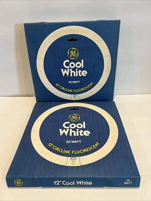 New GE FC12T9/CW 12” Cool White  Circline Fluorescent Lamp Qty of 2 - Image 1 of 3