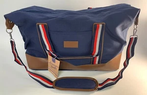 Bolso de Lona American Traveler 25"x 15" Azul Marino Rojo Blanco - Imagen 1 de 12