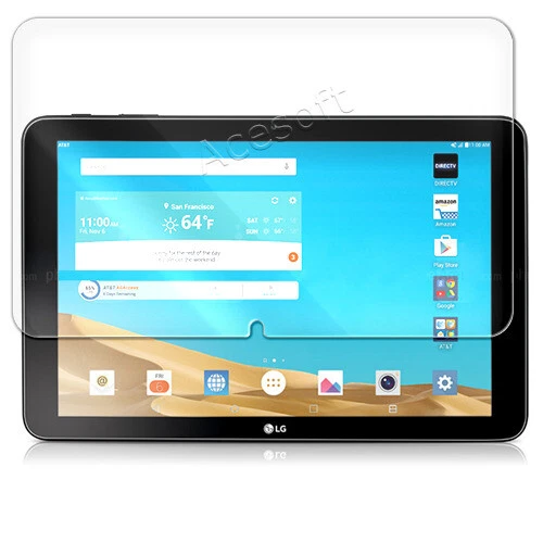 Full Cover Tempered Glass Screen Protector for AT&T LG G Pad X 10.1" V930 Tablet - Image 1 of 1
