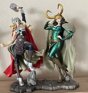 kotobukiya bishoujo Thor And Loki Set (Completely Unopened!!!)