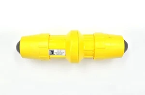 Cerradura de cable de extensión eléctrica Power First resistente a la intemperie 5YL48 amarillo - Imagen 1 de 3