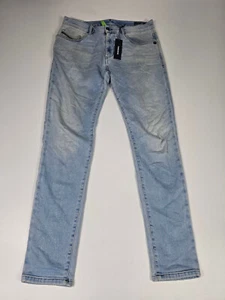 Diesel D-Strukt-T Jogg Jeans Sweat Jeans light blue Größe 30 A2 - Bild 1 von 9