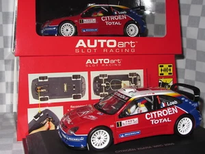 1/24 AUTO ART RALLY  SLOT CITROEN  WRC  MONTE CARLO 2005 SEBASTIAN  LOEB/ ELENA - Picture 1 of 1