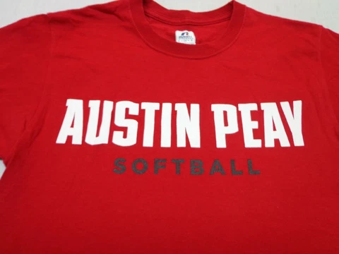 Austin Peay  Govs Governors Softball  T Shirt Russell Athletics  Size Small Cover