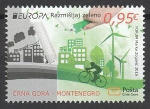 Montenegro 2016 CEPT Europa MNH stamp - Picture 1 of 1