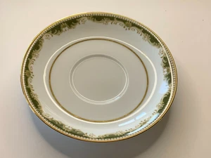 Noritake Saucer Warrington #6872 Green/Gilding - Picture 1 of 6