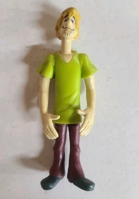 1999 Shaggy From Scooby Doo  Bendable Rubber 5” Figure A3 - Image 1 of 4