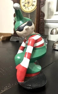 Pepsi Elfo di Natale 1996 Snowboarder Espositore Figurina Rara Vacanze Da Collezione - Foto 1 di 4