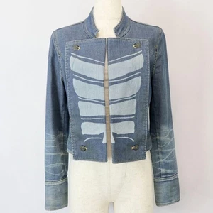 Vivienne Westwood Anglomania Denim Napoleon Jacket Size 38 Japan - Picture 1 of 20