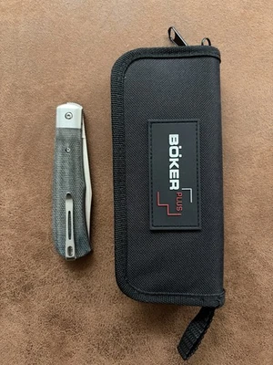 Böker Plus Bonfire, Micarta griffe, Taschenmesser, 42aKonform, EDC, Gentle knife - Bild 1 von 4