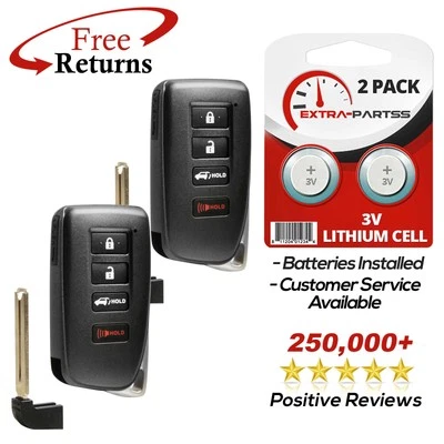 2 For 2016 2017 2018 2019 2020 2021 Lexus RX350 RX450H Keyless Entry Smart Fob - Image 1 of 4