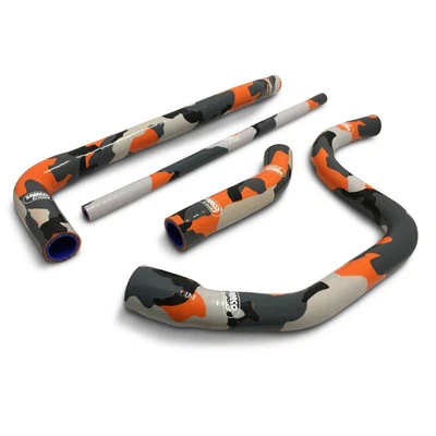 ORANGE CAMO Samco Silicon Rad Hoses fit Triumph Speed Triple 1050 2005-2006 — 第 1/4 张图片