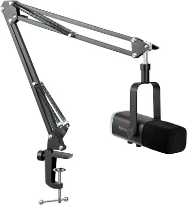 USB Dynamisch Mikrofon XLR Streaming Mikrofon mit Arm Podcast Gaming Mikrofon - Bild 1 von 4