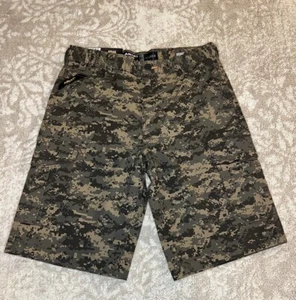 Mens Ariat Rebar M4 Relaxed Fit Digital Camouflage Cargo Shorts Size 30 NEW - Picture 1 of 5
