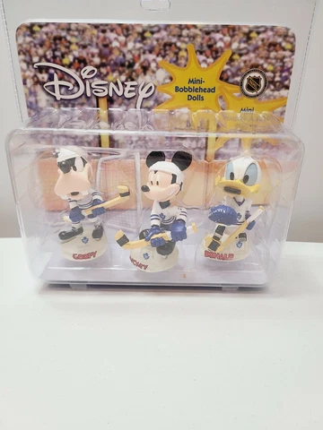 Very rare Disney Mini Bobblehead Dolls Toronto Maple Leafs Cover