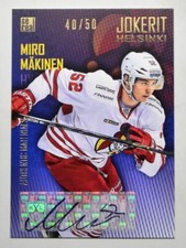2016-17 KHL Jokerit Helsinki Autograph #JOK-AUT-024 Miro Makinen 40/50