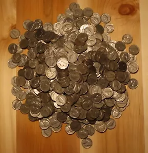 1973-P Jefferson Nickels 40 rotolo di monete nichel circolato - Foto 1 di 3