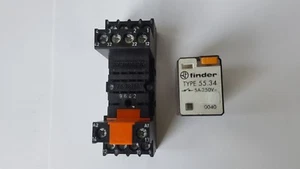 SCHRACK ZG78700 TERMINAL W/ FINDER 55.34 RELAY (RS4.4B8) - Picture 1 of 1