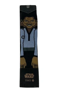 Star Wars Stance Socks Lando Calrissian Cartoon Crew Socks Size Medium 6-8.5 - Picture 1 of 12