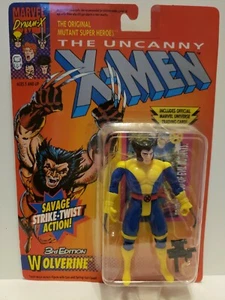 Figura de acción vintage Wolverine 3a edición Marvel Uncanny X-Men Toybiz 1992 - Imagen 1 de 5