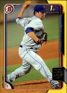 2015 Bowman Prospects Yellow #BP77 T.J. Chism Mets - Picture 1 of 1