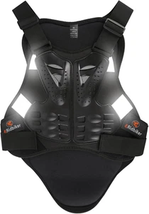 Chest Protector Motorcycle, Dirt Bike Gear Body Armor Vest Spine Back Protector - Picture 1 of 7