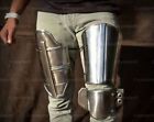 18G Metal Mandalorian Leg Armour Thigh &amp; knee For Fantasy Larp Cosplay Leg Armor