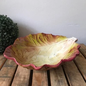 Bassano Ceramica Ciotola 36 CM Insalata 3D Motivo Di Italia Nuovo Dipinto a Mano - Bild 1 von 7