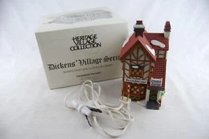 Dept. 56 Dickens Village Series BUMPSTEAD NYE CLOAKS & CANES 58084 1993 Retired - Picture 1 of 12