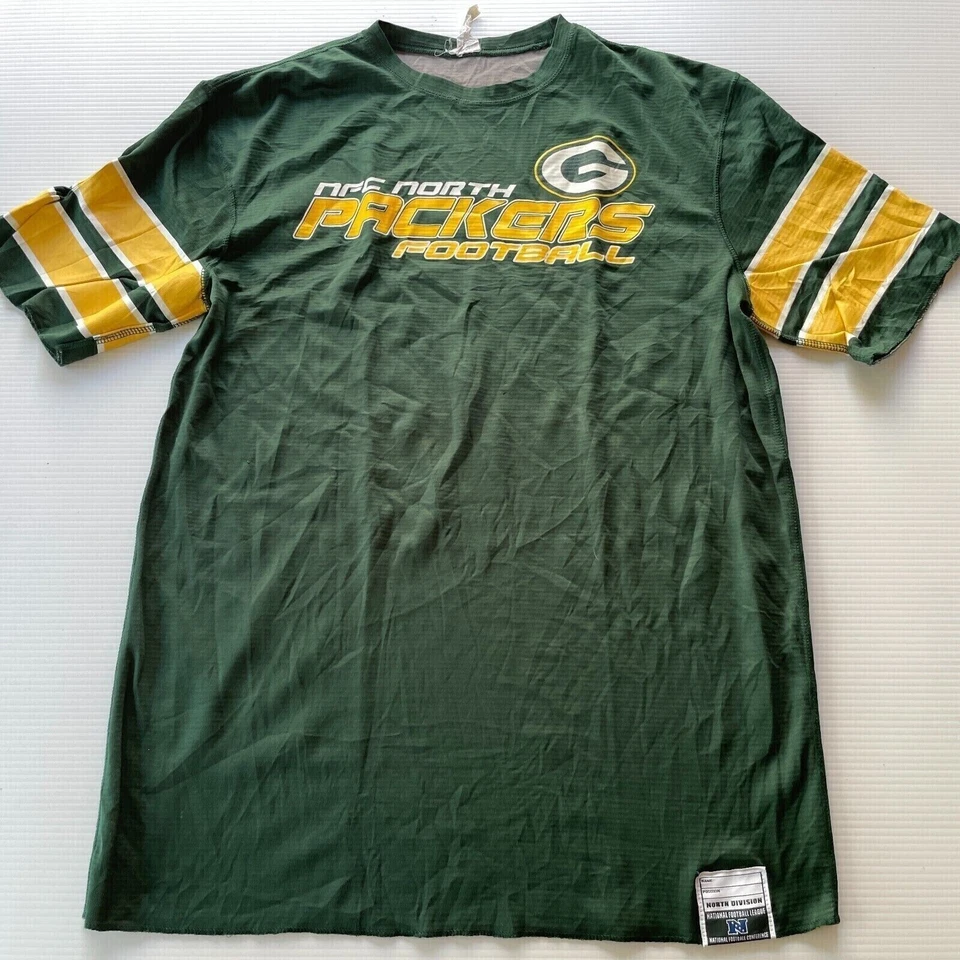 Camiseta de fútbol americano NPC North Green Bay Packers para hombre talla M verde EE. UU. ajuste deportivo Foto 1 de 4